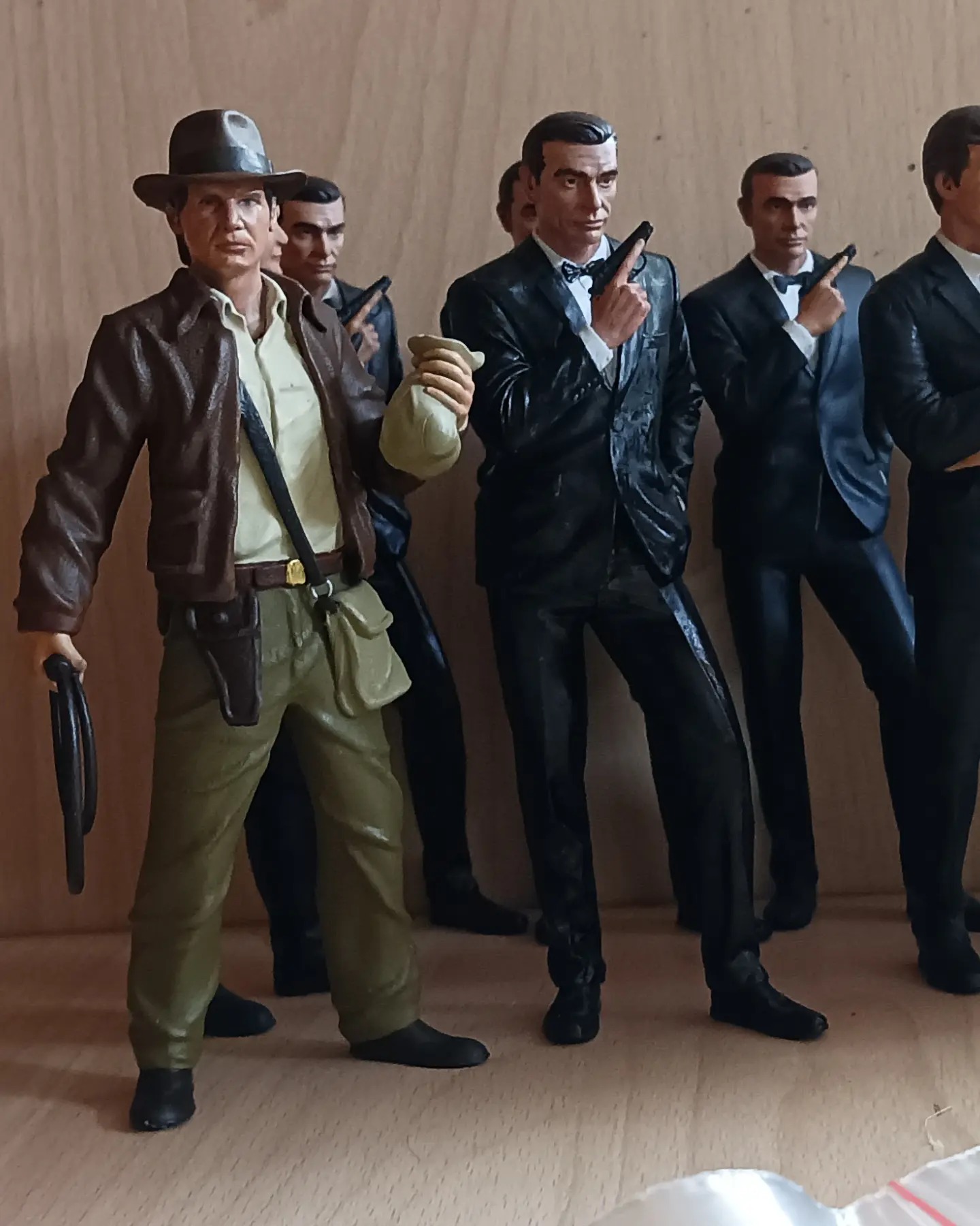 Indiana Jones & James Bond Figurines